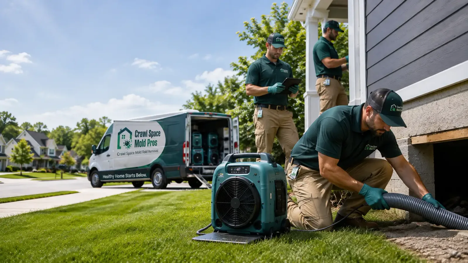 Crawl Space Mold Removal in Hamburg, IA